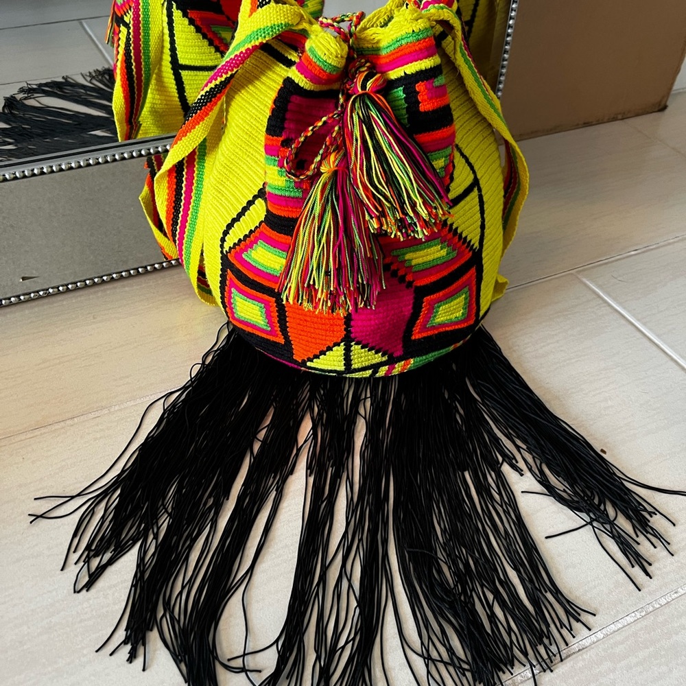 Wayuu Mochilas Beach Summer Bag Fringe Colombia